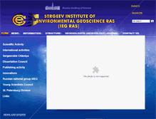 Tablet Screenshot of geoenv.ru